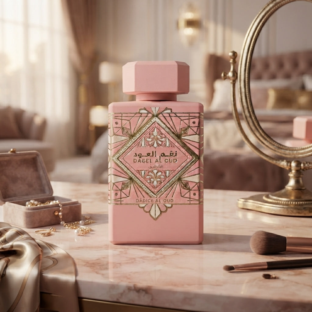 Lattafa Bade'e Al Oud Noble Blush Eau de Parfum - Luxury Fragrance Spray (100 ml / 3.4 Fl Oz) - Vezmora
