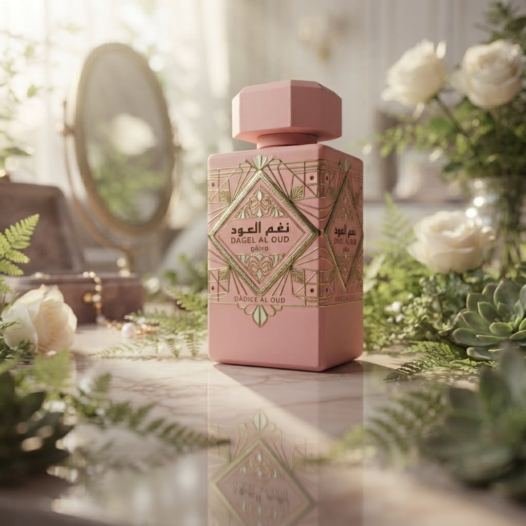 Lattafa Bade'e Al Oud Noble Blush Eau de Parfum - Luxury Fragrance Spray (100 ml / 3.4 Fl Oz) - Vezmora