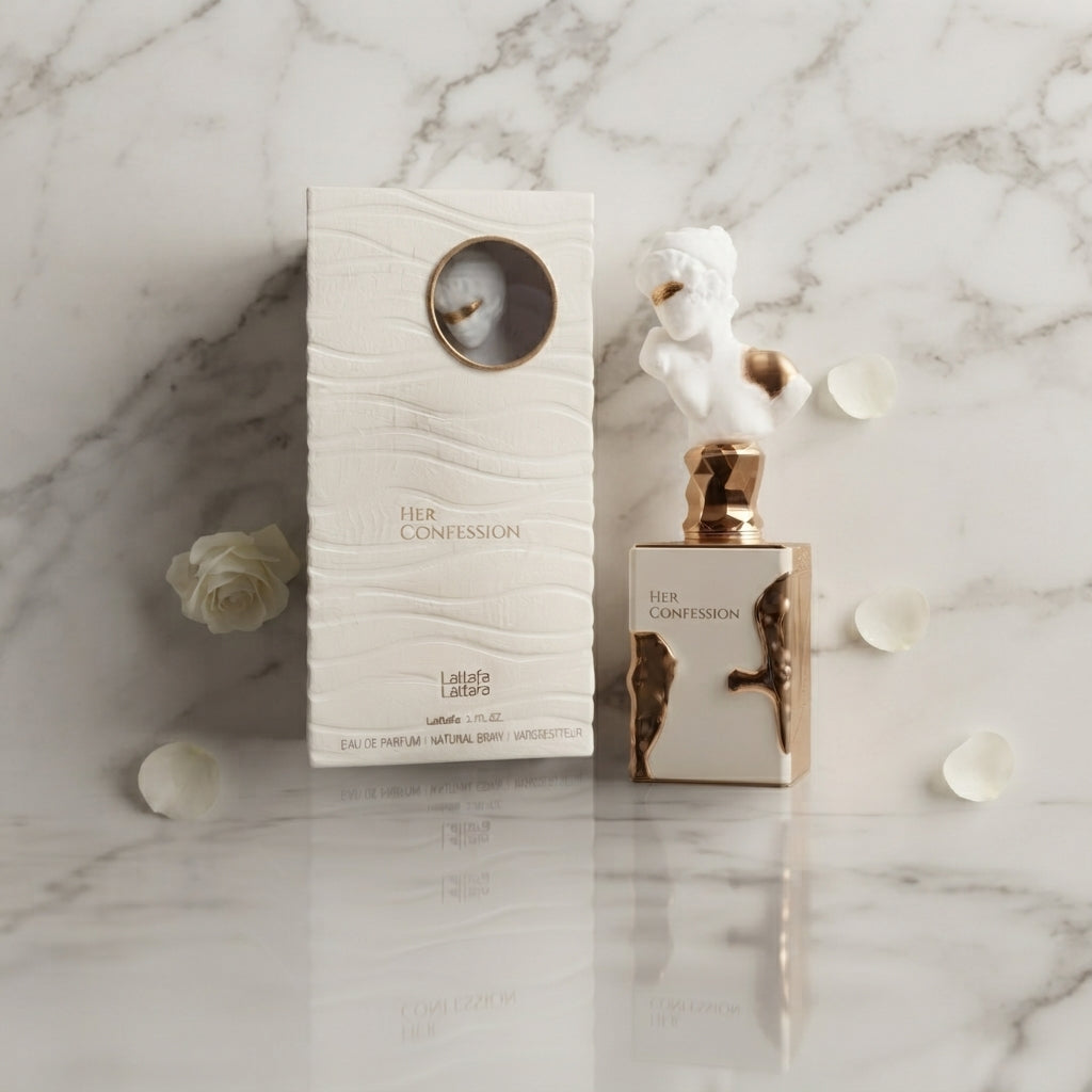 Lattafa Her Confession Eau de Parfum - Luxury Fragrance Spray (100 ml / 3.4 Fl Oz) - Vezmora