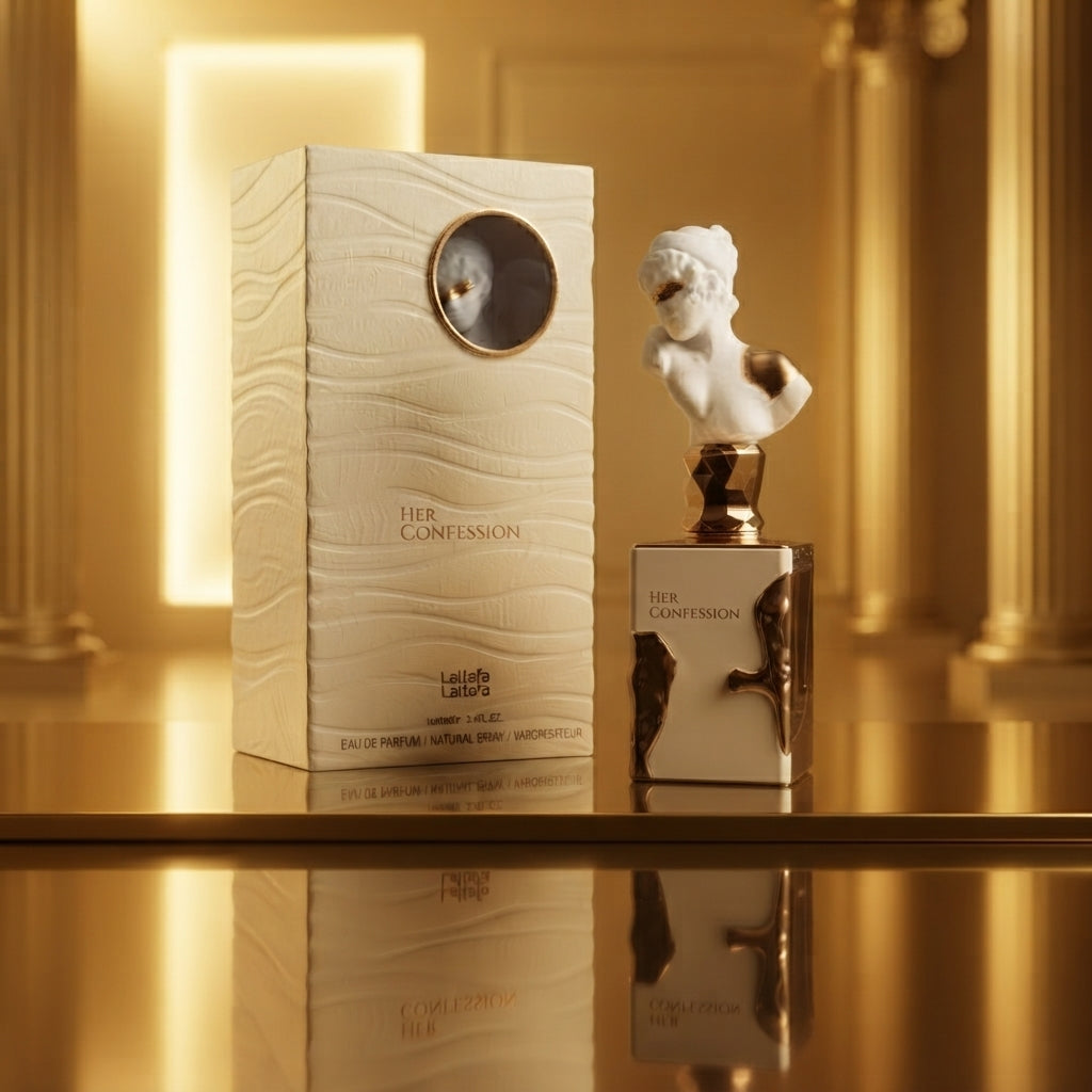 Lattafa Her Confession Eau de Parfum - Luxury Fragrance Spray (100 ml / 3.4 Fl Oz) - Vezmora