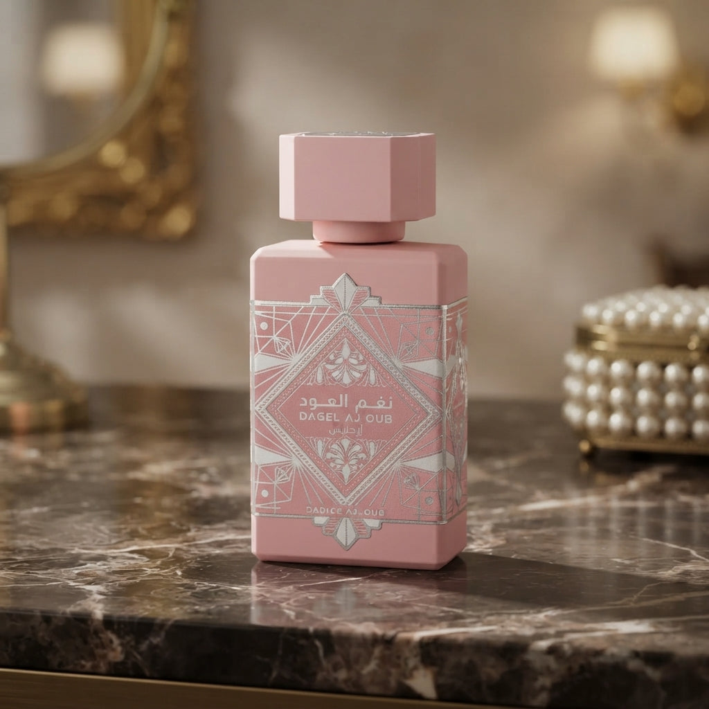 Lattafa Bade'e Al Oud Noble Blush Eau de Parfum - Luxury Fragrance Spray (100 ml / 3.4 Fl Oz) - Vezmora