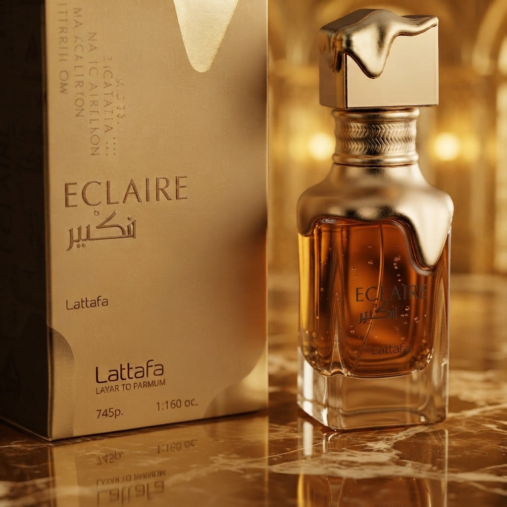 Lattafa Eclaire Gold Edition Eau de Parfum - Luxury Fragrance Spray (100 ml / 3.4 Fl Oz) - Vezmora