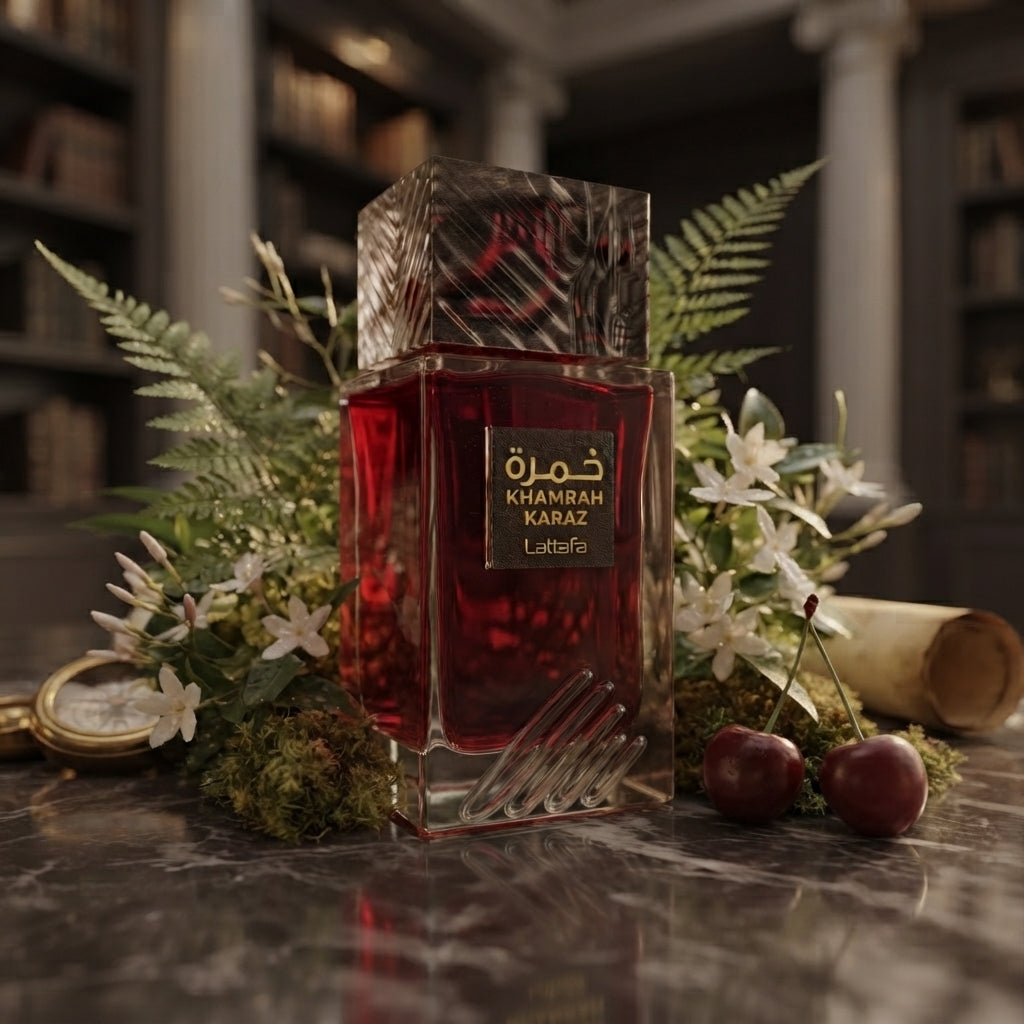 Lattafa Khamrah Karaz Eau de Parfum - Luxury Fragrance Spray (100 ml / 3.4 Fl Oz) - Vezmora