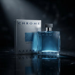 Azzaro Chrome Eau de Toilette - Luxury Fragrance Spray (100 ml / 3.4 Fl Oz) - Vezmora