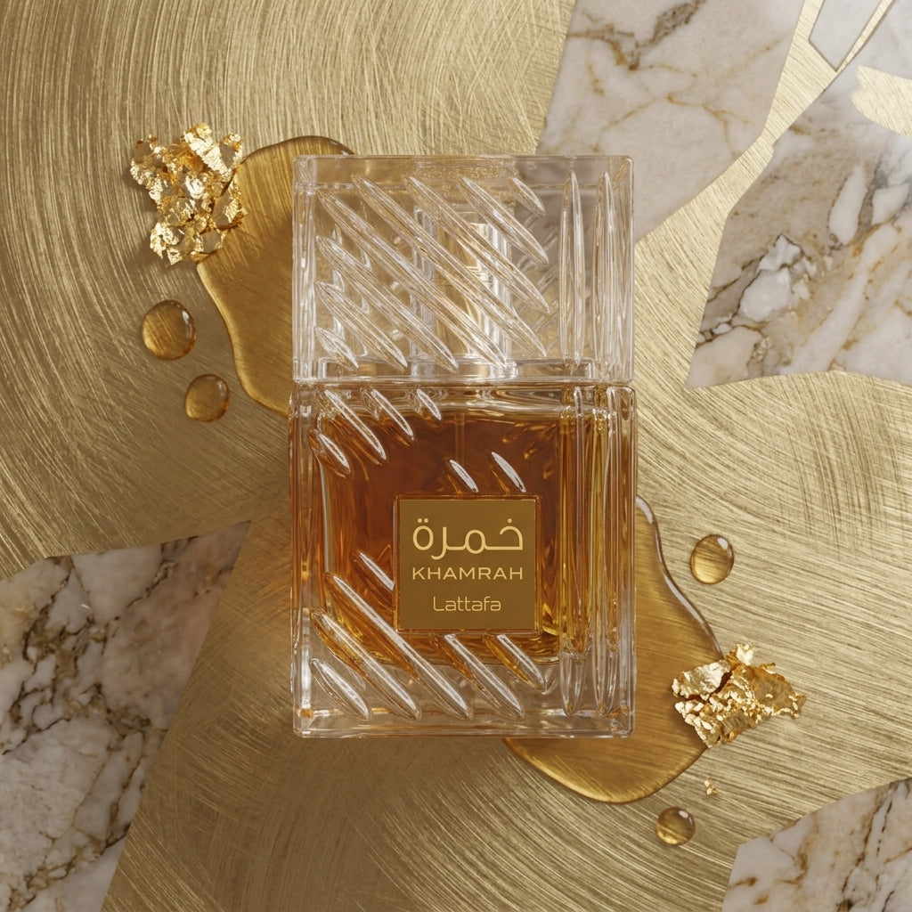 Lattafa Khamrah Dukhan Eau de Parfum - Luxury Fragrance Spray (100 ml / 3.4 Fl Oz) - Vezmora