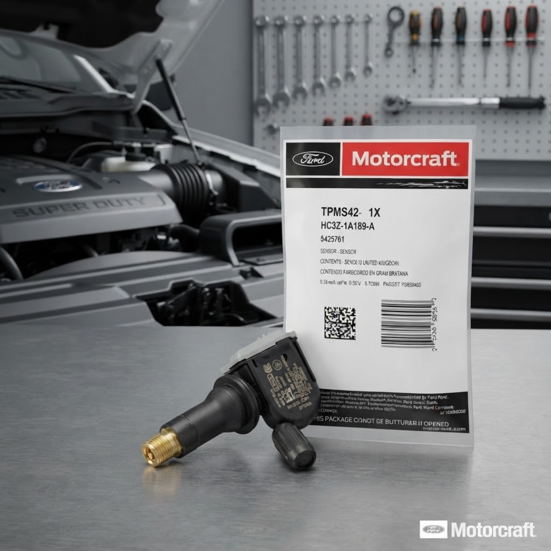Genuine Motorcraft TPMS Tire Pressure Monitor Sensor - TPMS42 (HC3Z-1A189-A) - Vezmora