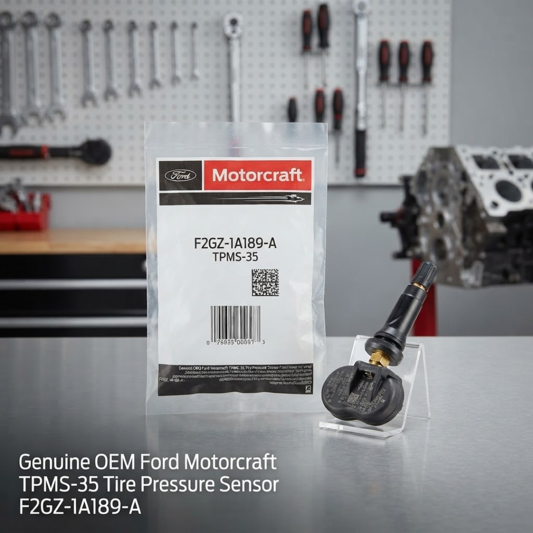 Genuine OEM Ford Motorcraft TPMS-35 Tire Pressure Sensor - F2GZ-1A189-A - Vezmora