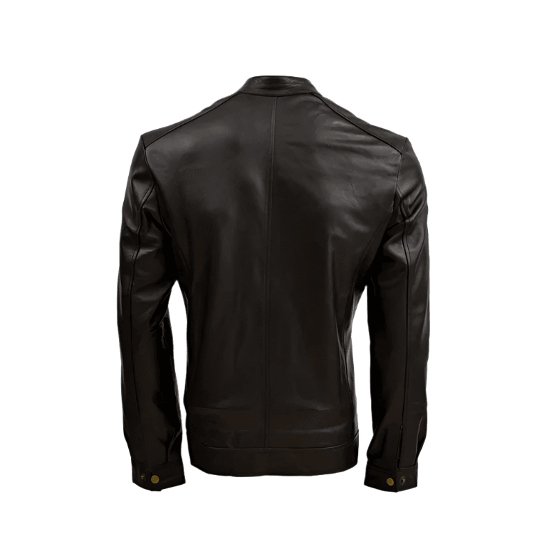 Biker Men's Sheep Leather Jacket – Sleek & Durable