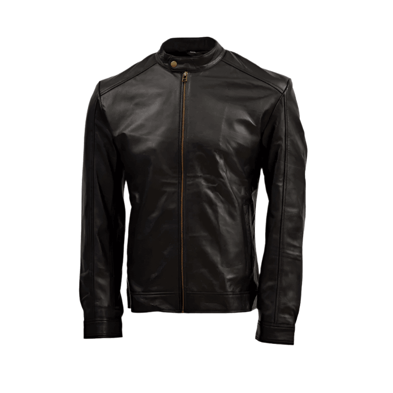 Biker Men's Sheep Leather Jacket – Sleek & Durable