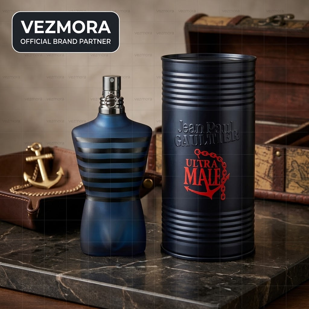 VEZmora Jean Paul Gaultier Ultra Male Eau De Toilette Intense (4.2 fl. oz. / 125 ml)
