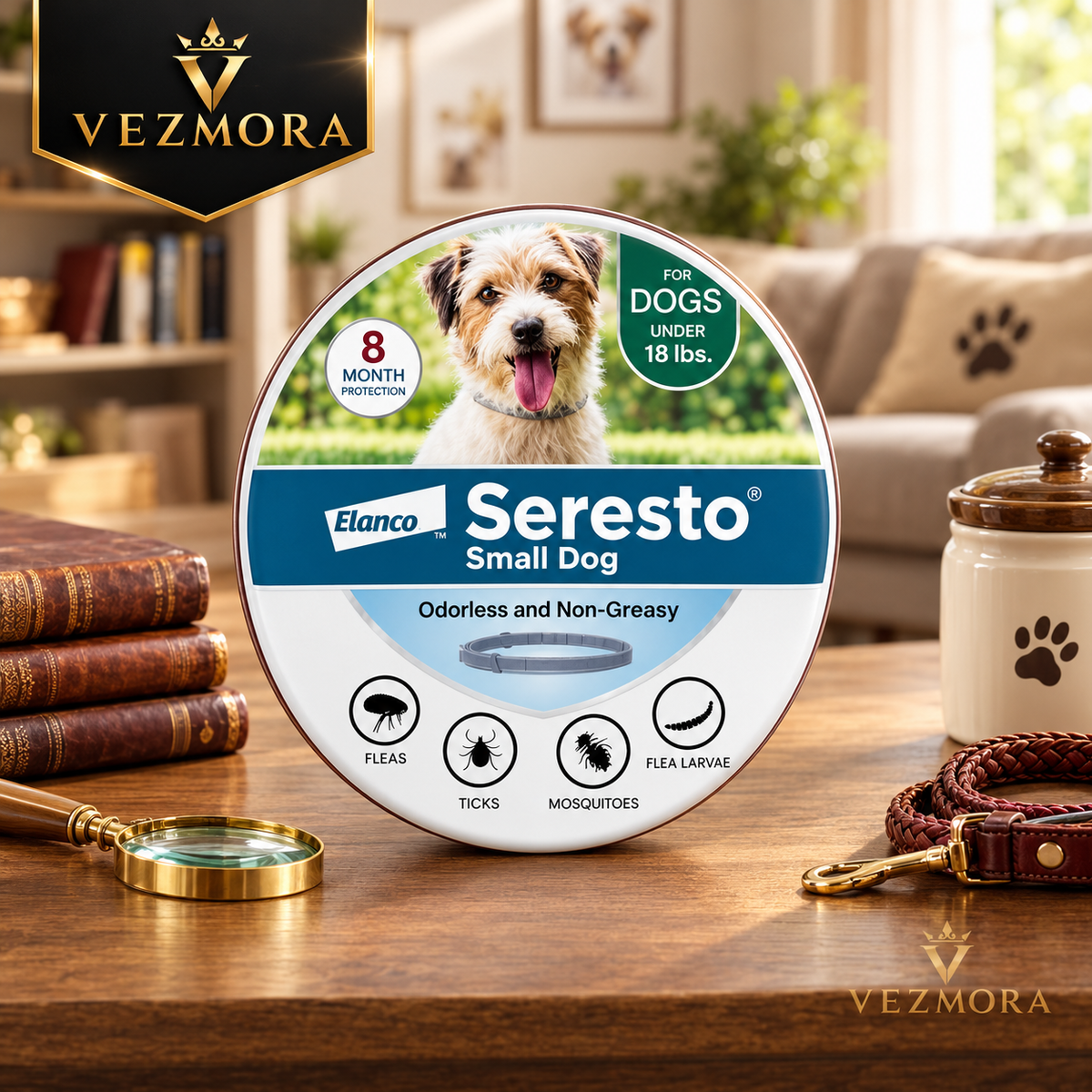 Elanco Seresto Flea and Tick Collar for Small Dogs (Under 18 lbs)