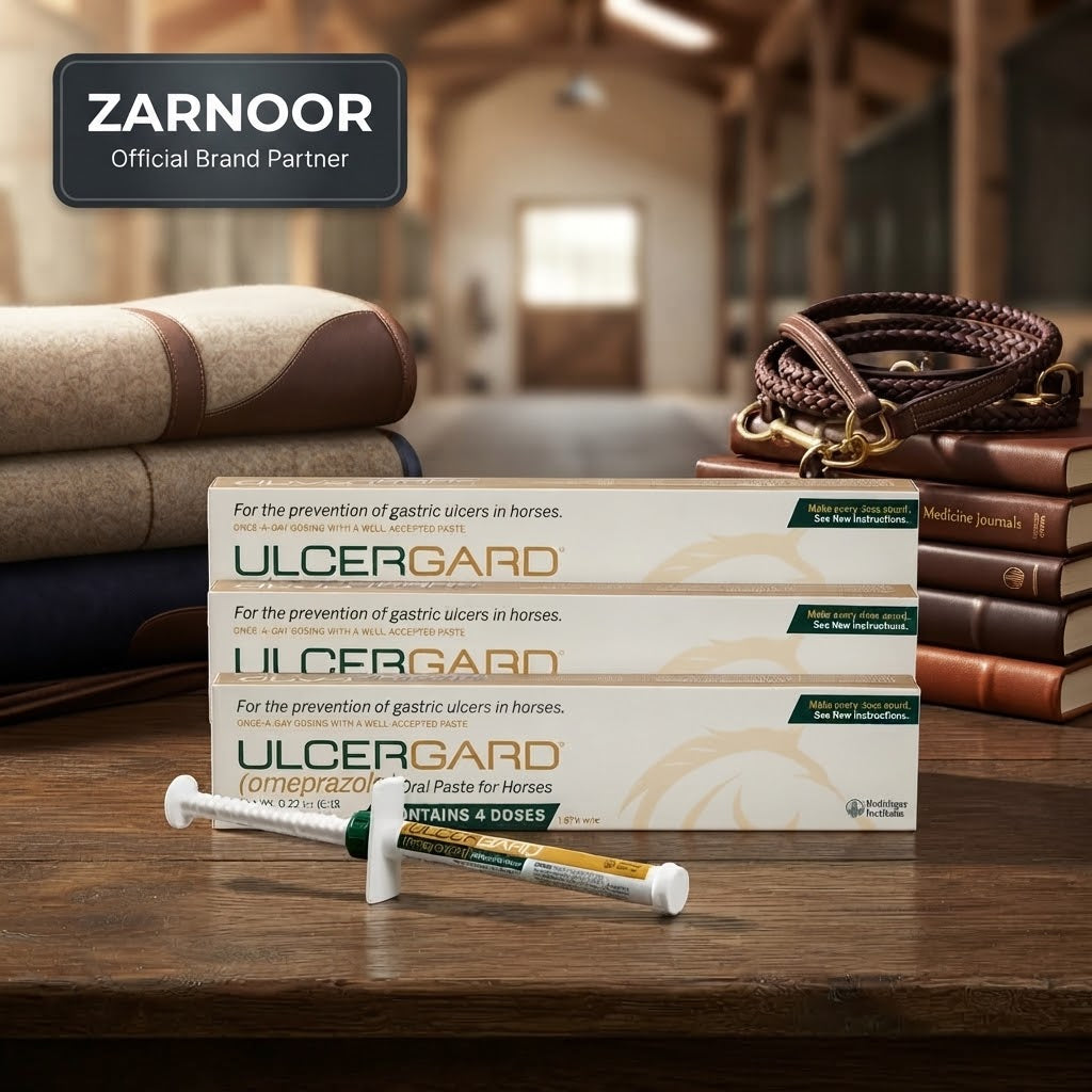 UlcerGard (omeprazole) Oral Paste for Horses, 3-Pack (12 Doses Total)