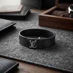 Vezmora Louis Vuitton Monogram Eclipse Canvas & Leather Bracelet - Vezmora