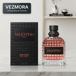 VEZMORA Valentino Uomo Born in Roma Coral Fantasy - Eau De Toilette for Men (100ml)
