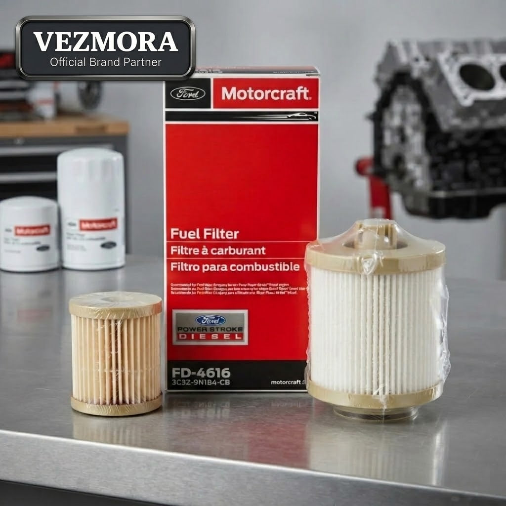 VEZmora Genuine Motorcraft Fuel Filter Kit - FD-4616 (3C3Z-9N184-CB)