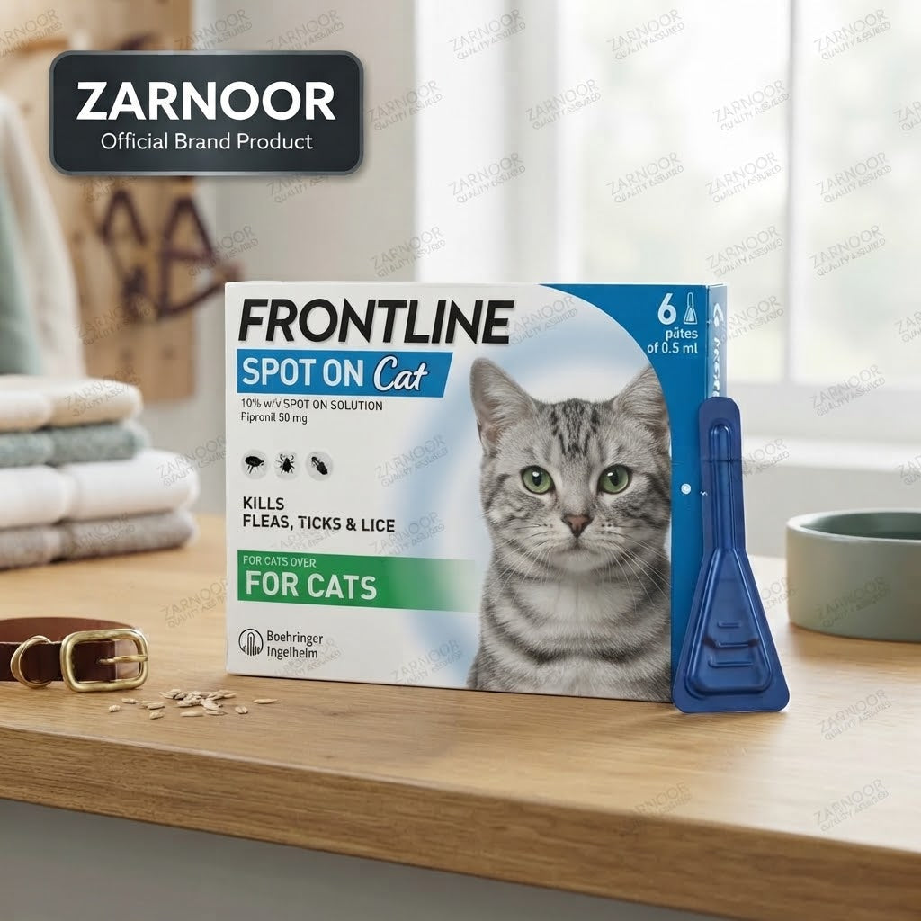 Vezmora Frontline Spot On Flea, Tick & Lice Treatment for Cats - 6 Pipettes - Vezmora