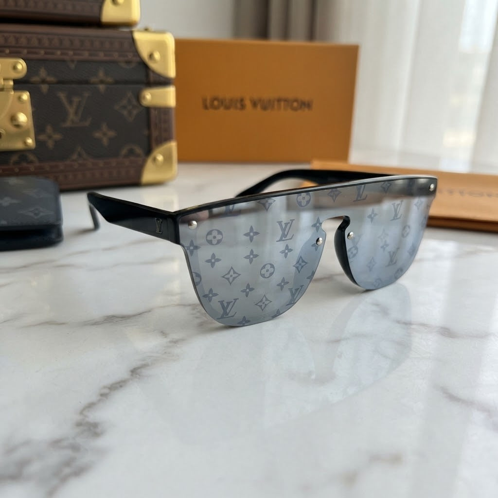 Vezmora Louis Vuitton Monogram Shield Sunglasses with Presentation Box - Vezmora