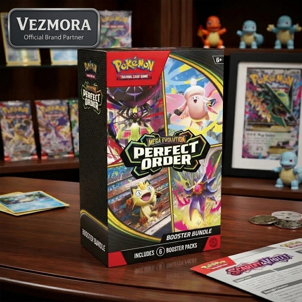 Vezmora Pokémon TCG: Mega Evolution - Perfect Order Booster Bundle