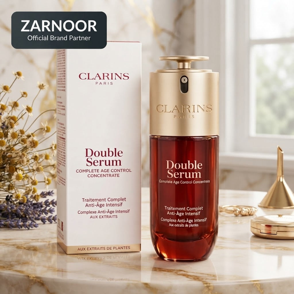 Vezmora Clarins Double Serum [Hydric + Lipidic System] Complete Age-Defying Concentrate - Vezmora