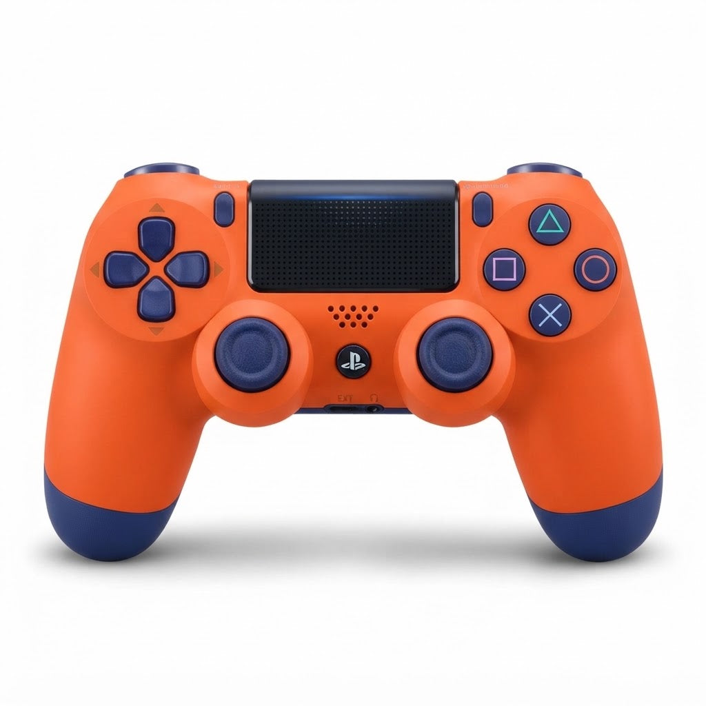 Vezmora Sony DualShock 4 Wireless Controller for PlayStation 4 - Sunset Orange Edition - Vezmora
