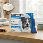 Vezmora Frontline Spot On Flea, Tick & Lice Treatment for Large Dogs (20-40 kg) - 3 Pipettes