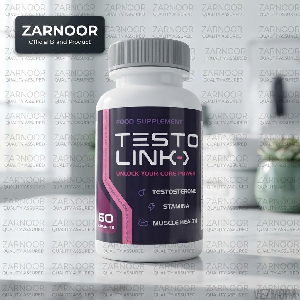 Vezmora Testo Link Unlock Your Core Power Food Supplement - 60 Capsules - Vezmora