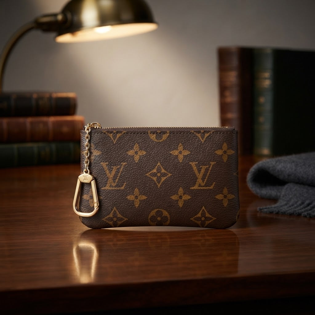 Vezmora Louis Vuitton Classic Monogram Canvas Key Pouch / Cles - Vezmora