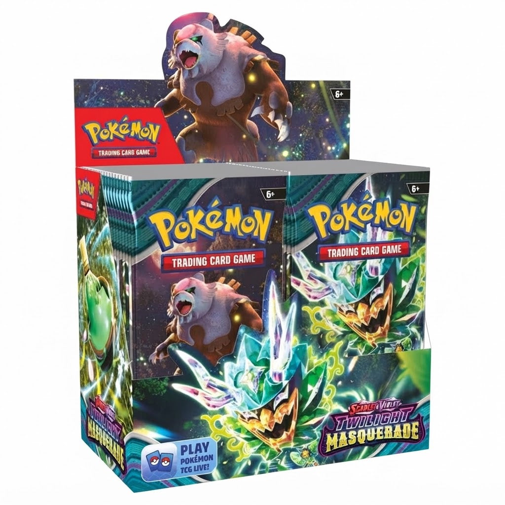Vezmora Pokémon TCG: Scarlet & Violet - Twilight Masquerade Booster Display Box - Vezmora