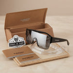 Vezmora Burberry Shield Sunglasses with Branded Hard Case & Packaging - Vezmora
