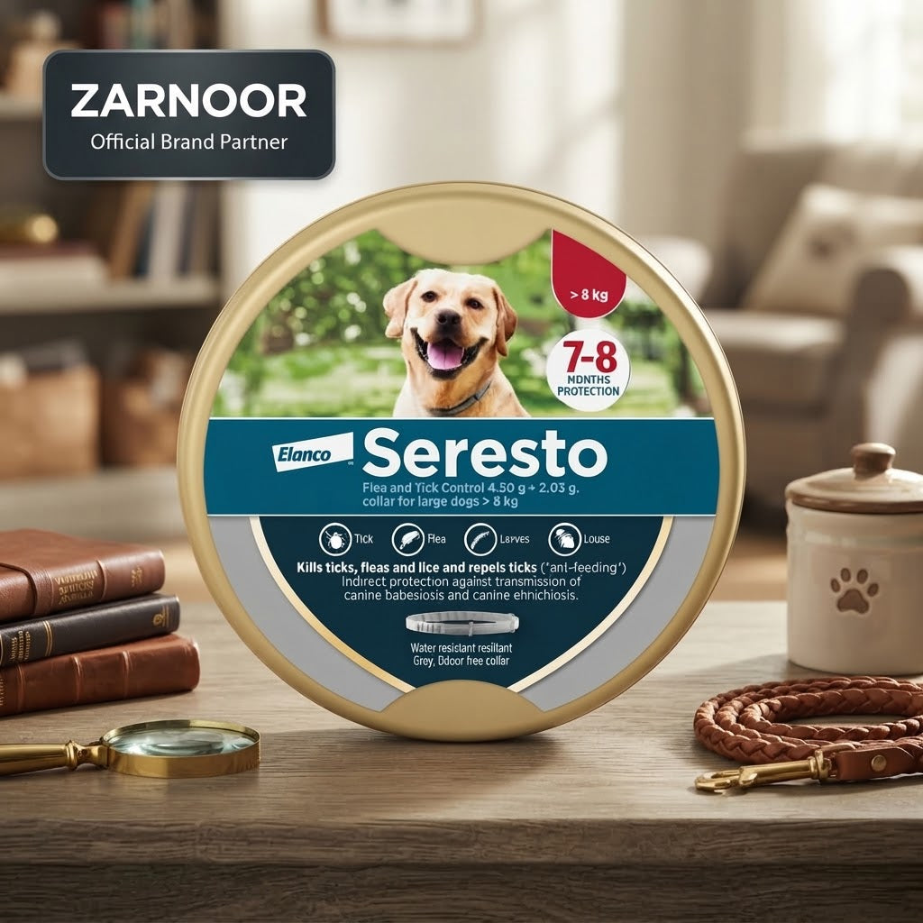 Elanco Seresto Flea and Tick Control Collar for Large Dogs (> 8 kg)
