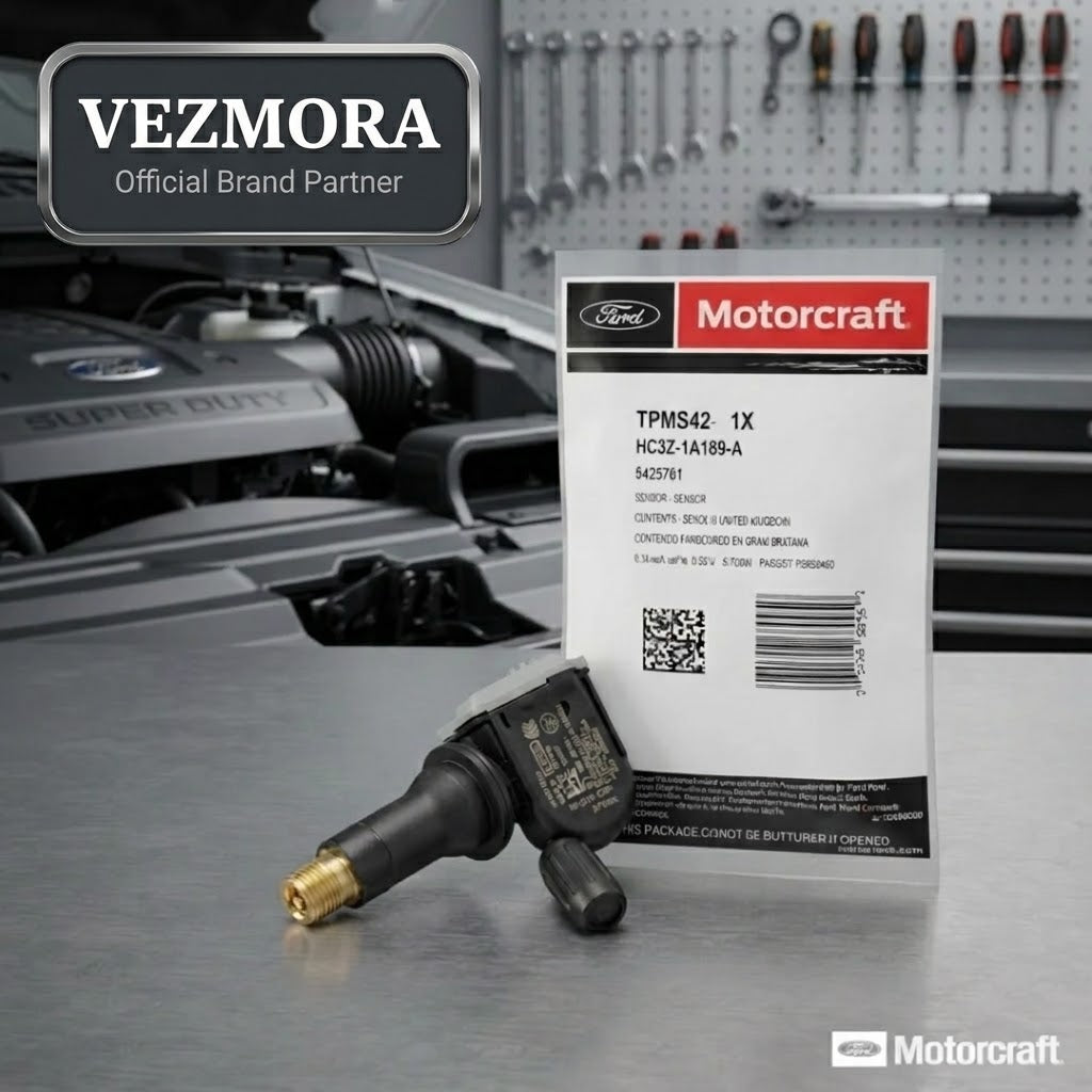 VEZmora Genuine Motorcraft TPMS Tire Pressure Monitor Sensor - TPMS42 (HC3Z-1A189-A)