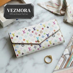 Vezmora Louis Vuitton Multicolore Monogram Canvas Sarah Long Wallet with Box