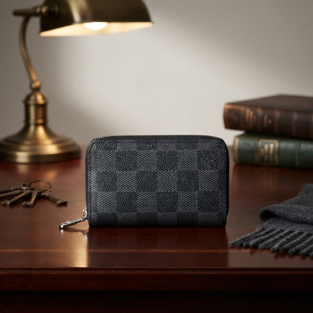 Vezmora Louis Vuitton Damier Graphite Canvas Zippy Coin Purse - Vezmora