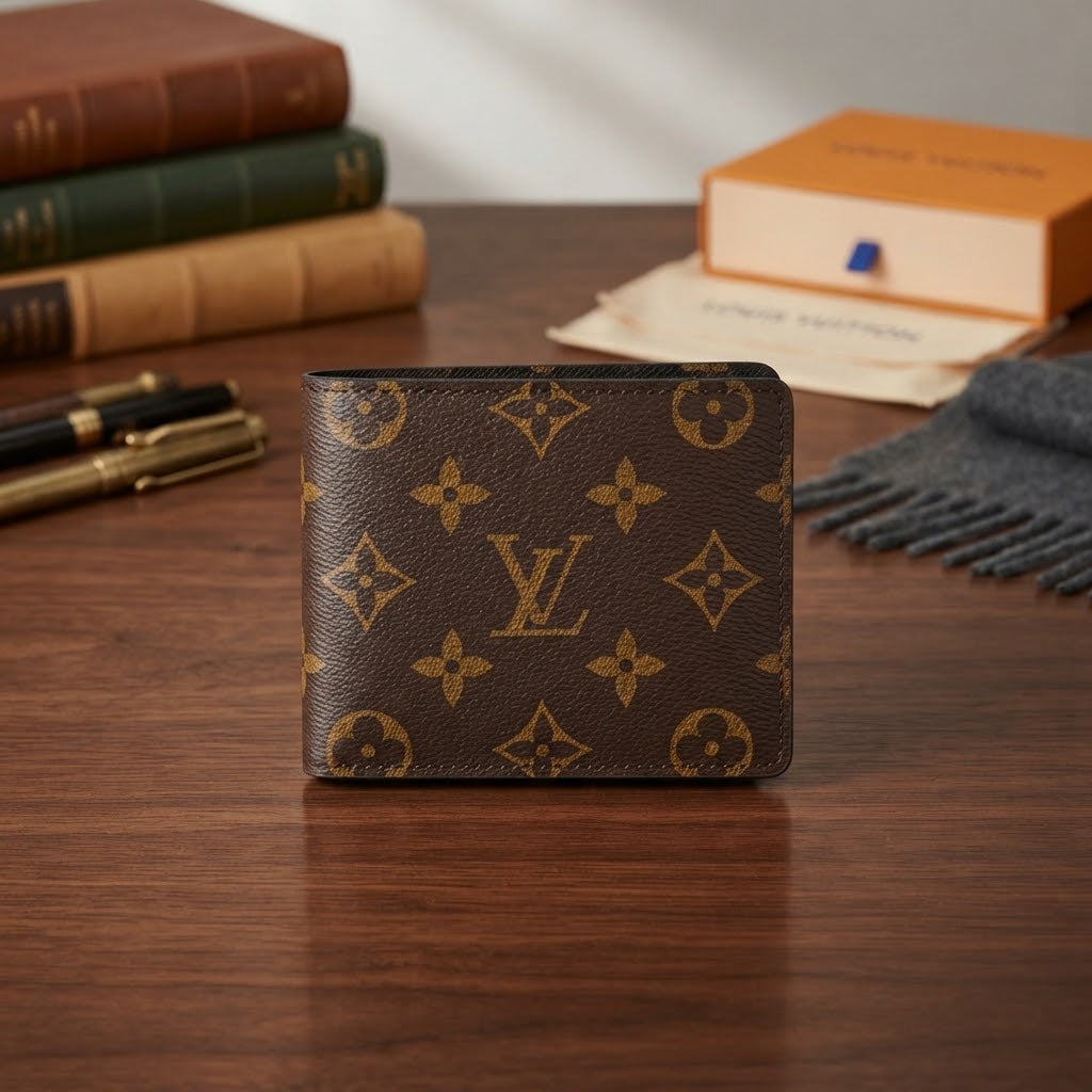 Vezmora Louis Vuitton Classic Monogram Canvas Bifold Wallet - Vezmora