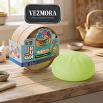 Vezmora Crazy Fun Squishy Bun Rainbow Mystery Blind Box Toy with Steamer Container